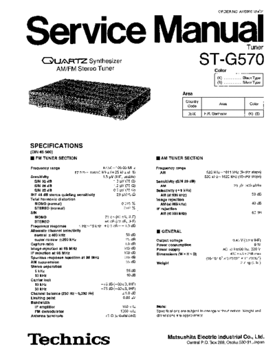 Panasonic /Technics Technics ST-G570 full SM
