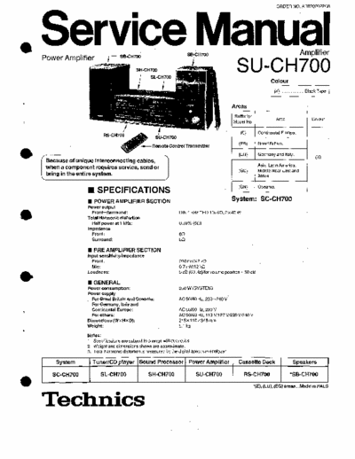 Technics SUCH700 integrated amplifier