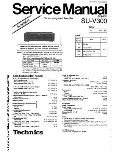Technics SU-V300 thanks for mincho1959
