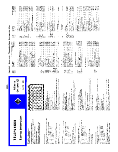 Telefunken Atlanta de luxe 101 service manual