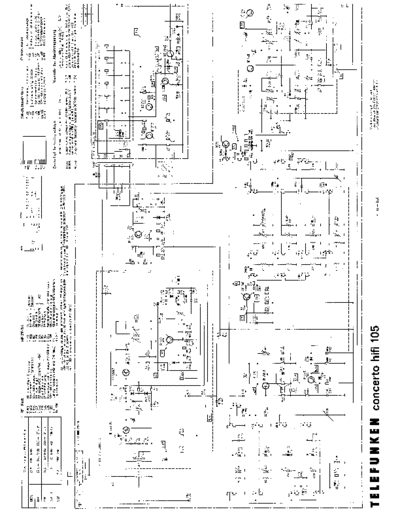 Telefunken Concerto hifi 105 service manual