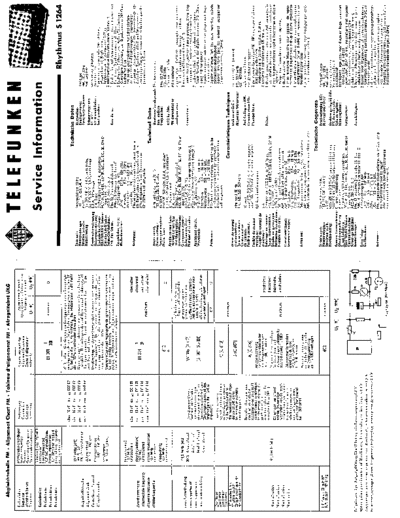 Telefunken Rhythmus S 1264 service manual