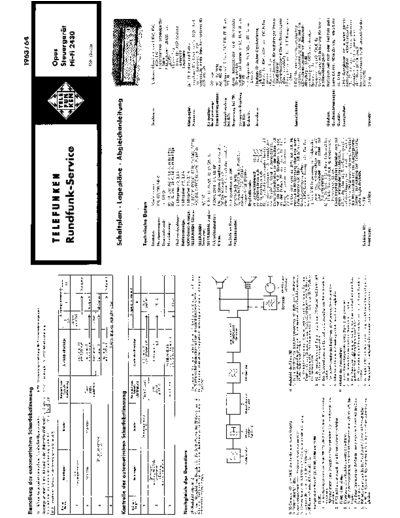 Telefunken opus hifi 2430 service manual