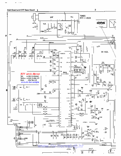 Thailand A115M Telefuniken A 115M.  Tmp47C834N-R161, M52038ASP, TXO-FCV1410E12A,tuner MTS-80 80341700-tomson.