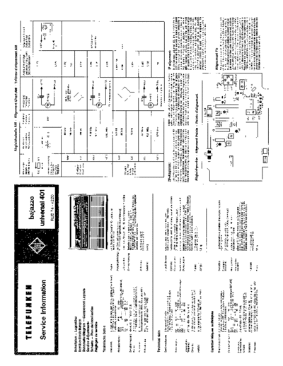 Telefunken bajazzo universal 401 service manual