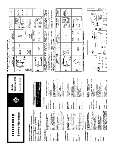 Telefunken digitale electronic 500 service manual