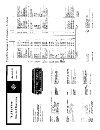 Telefunken star clock 101 service manual