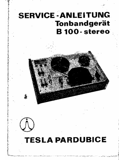  Tesla B100 reel to reel