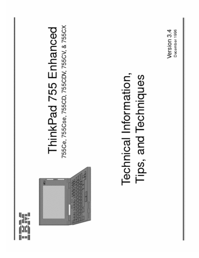 ibm thinkpad 755c user manual