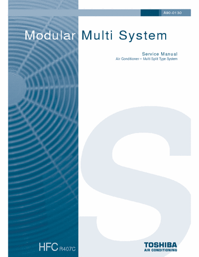 Toshiba HFC-R407C Service Manual Multi Split Type system - Part File 1/2 - Pag. 135