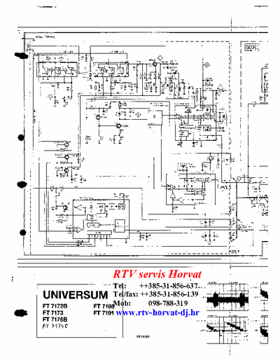 Universum FT7172 UNIVERSUM 
FT7172
FT7173
FT7174 
FT7188
FT7191