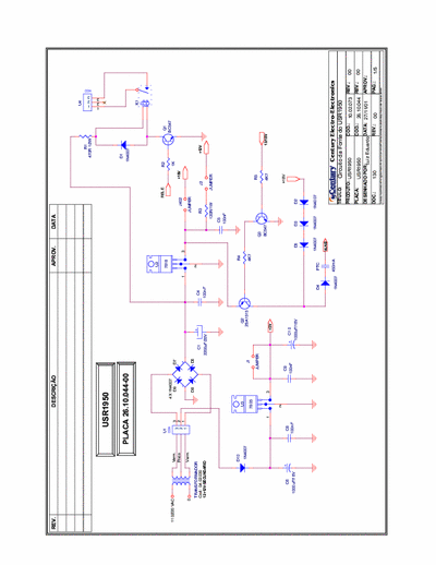 century USR1950 diagrama esquematico