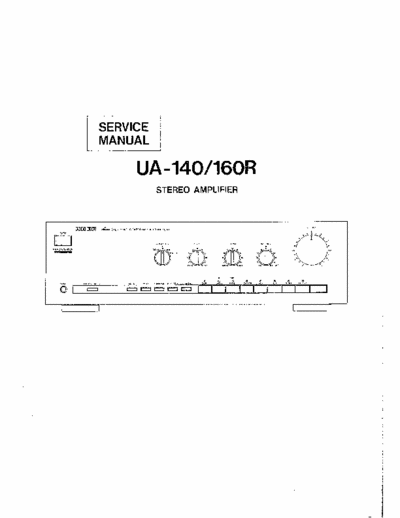 Uher UA140, UA160R amplifier