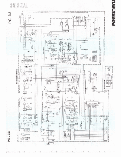 UNIDEM pc33 schema and tec-notes