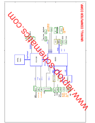 Uniwill  Uniwill laptop schematic diagram