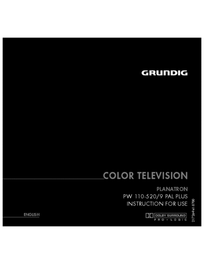 grundig planatron_pw_110-520_9_palplus grundic guide and service manual