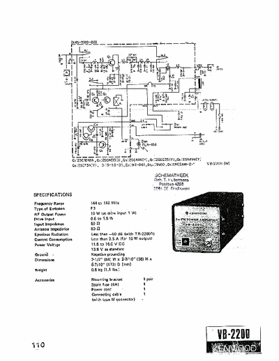 kenwood VB-2200 VB-2200  service manual