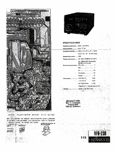 kenwood VFO-230 VFO-230 Schematic