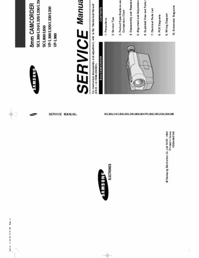 panasonic VP-L980 VP-L980 service manual