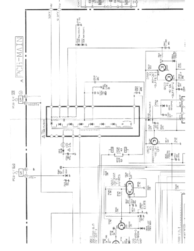 Mitsubishi VS50P1 Partial schematic diagram