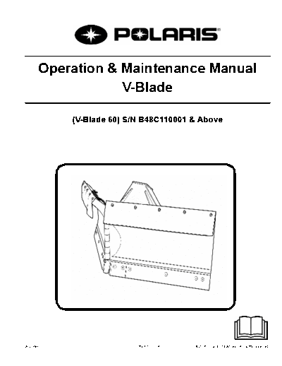 Polaris Brutus V-Plow #2882545 operator manual