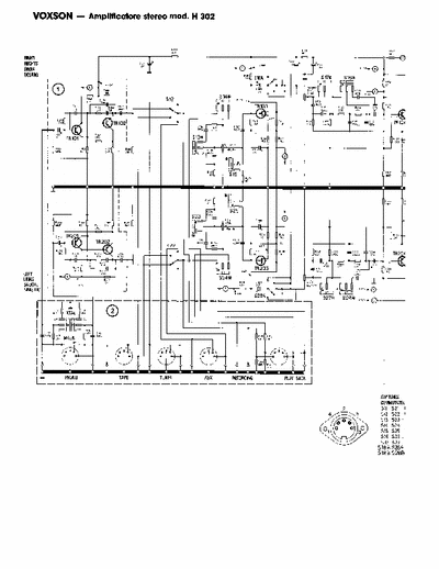 VOXSON H302 circuit diagram