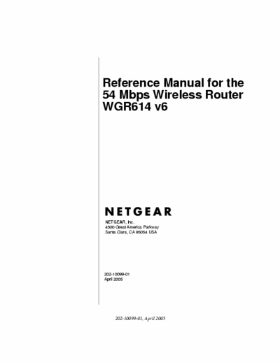 netgear WGR614 wireless  router