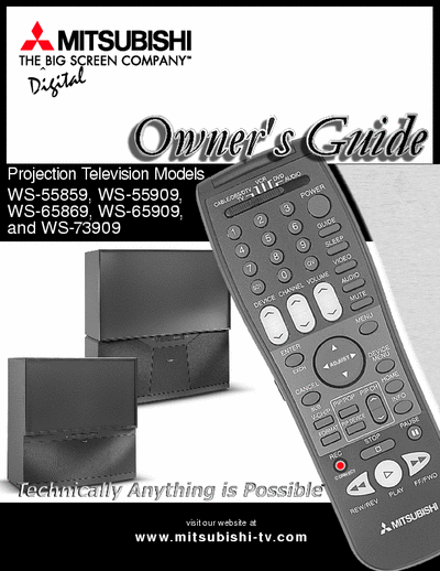 Mitsubishi WS-55859 88 page owner