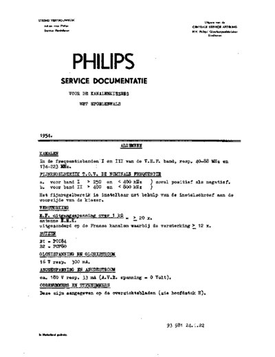 Philips Kanalschalter Manual