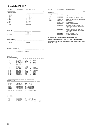 Wega hifi JPS 350 service manual