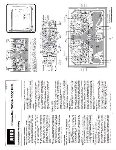 Wega Stereo-Bar 3300 HiFi service manual