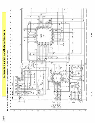 panasonic XR-3750 XR-3750 scheme