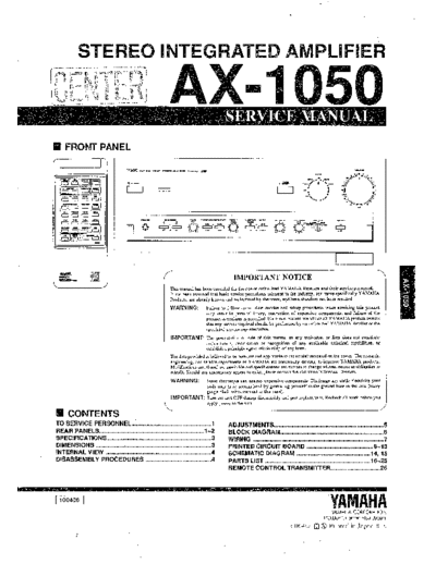 Yamaha  integrated amplifier