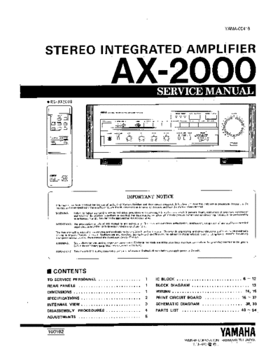 Yamaha  integrated amplifier