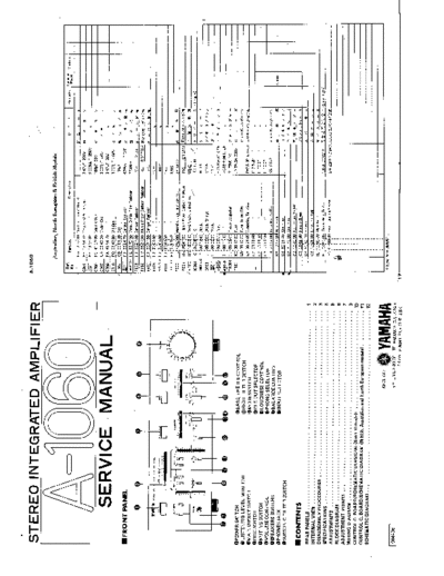 Yamaha  integrated amplifier