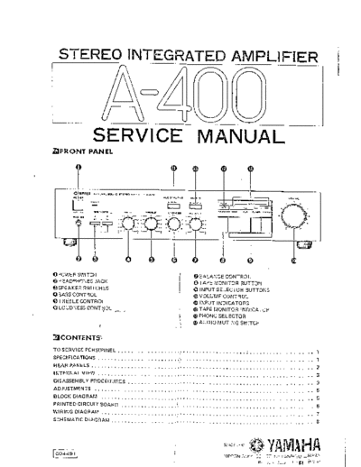 Yamaha  integrated amplifier