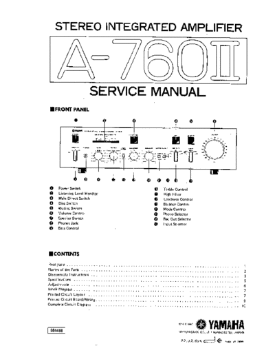 Yamaha  integrated amplifier