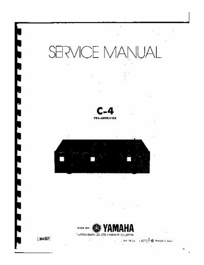 Yamaha C4 preamplifier