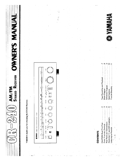 Yamaha  receiver