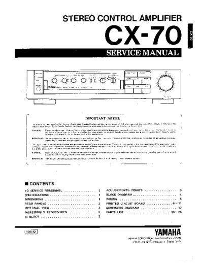 Yamaha  preamplifier