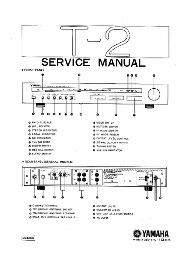 Yamaha T2 tuner