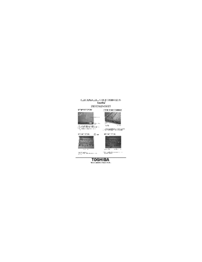 Toshiba SATELLITE 2540XCDT Field Replaceable Unit Documentation Notebook - pag. 8