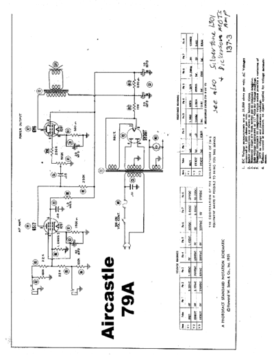 Aircastle 79A Amplifier Mixer Schematics