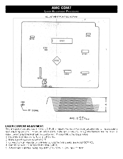 AMC CDM7 amc_cdm7_laser_adjustment_procedure-01b