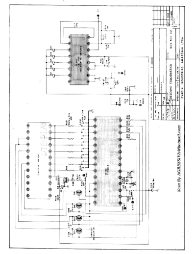 Aiko DT-3000 Amplifier Schematics