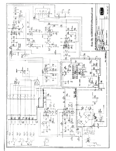 Aiko PA-3000 Amplifier schematics