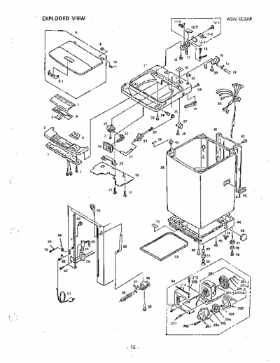 sanyo ASW-602AP service manual