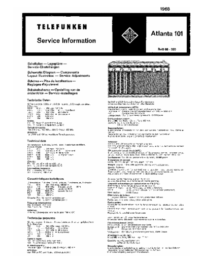 telefunken atlanta-101 Radio Atlanta 101 manual
Telefunken