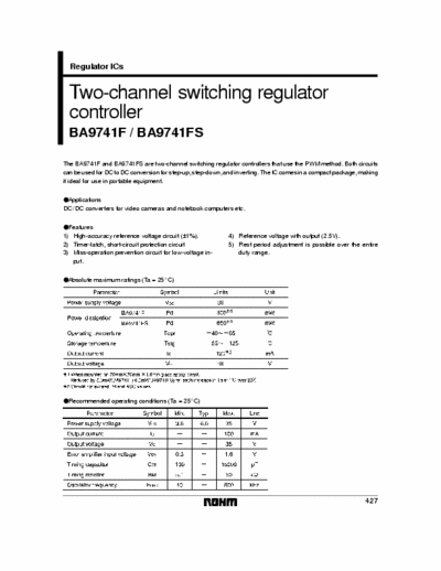 rohm ba9741f internel diagram
