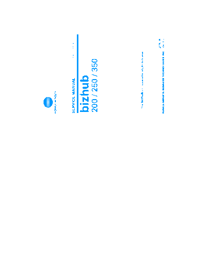 konica bizhub c253 Service Manual Konica Bizhub c252 c352